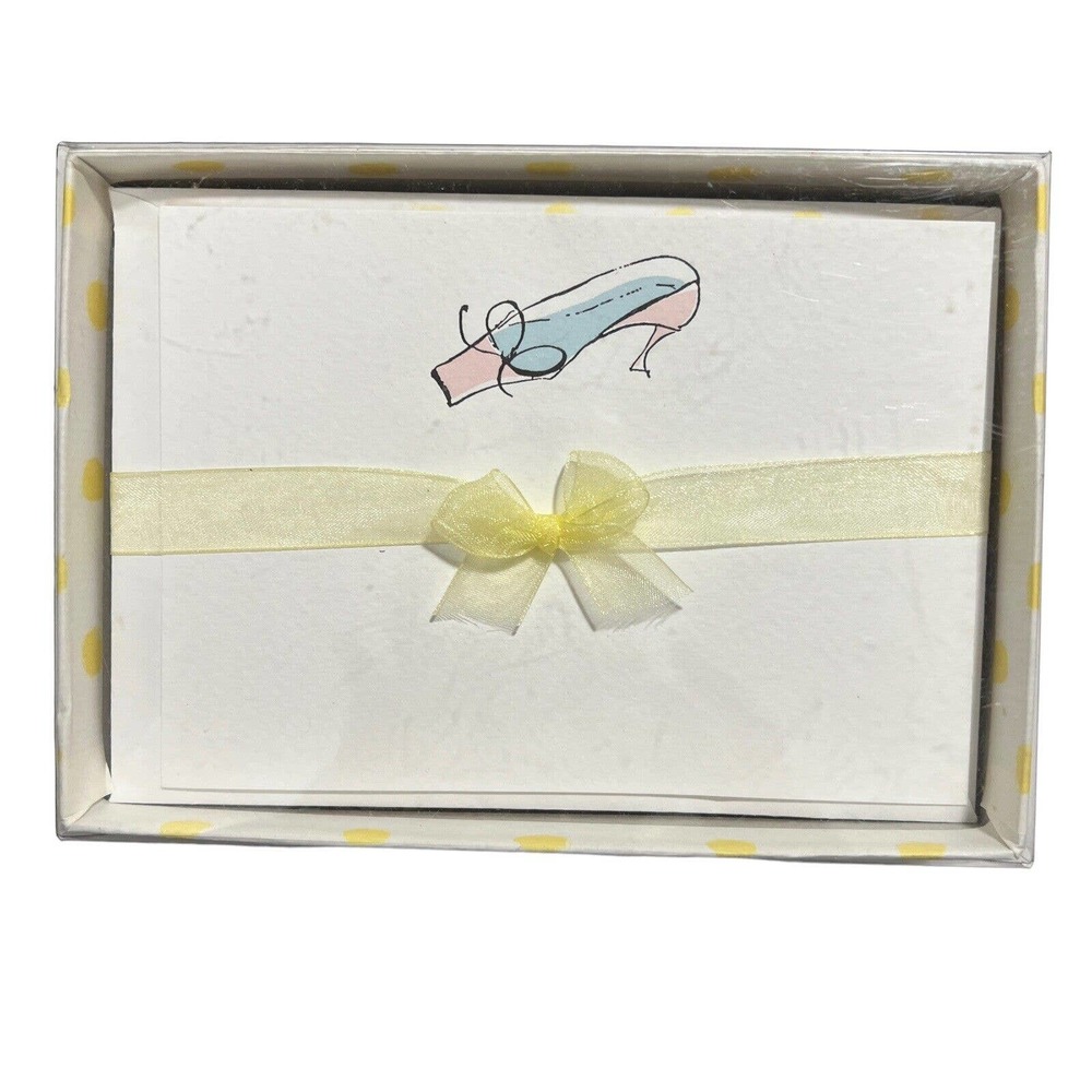 Marcel Schurman Letterpress Collection Blank Note Cards Ladies Shoe 12 sets